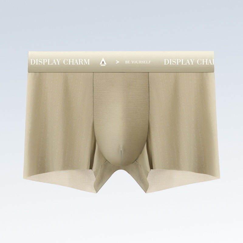 Ice Silk Men's Underwear Thin Breathable Boxers