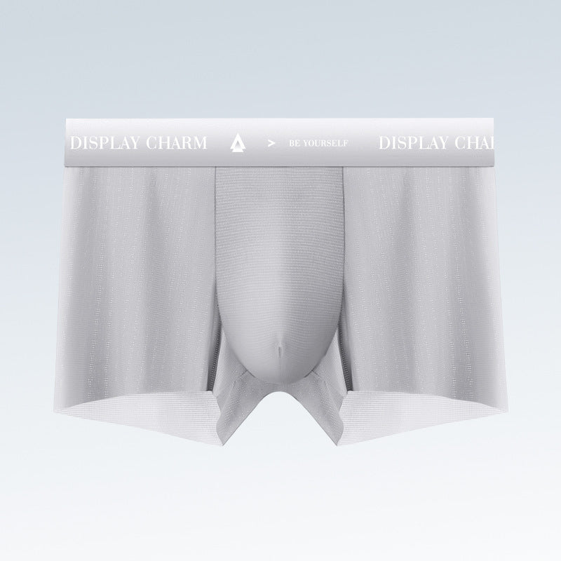 Ice Silk Men's Underwear Thin Breathable Boxers