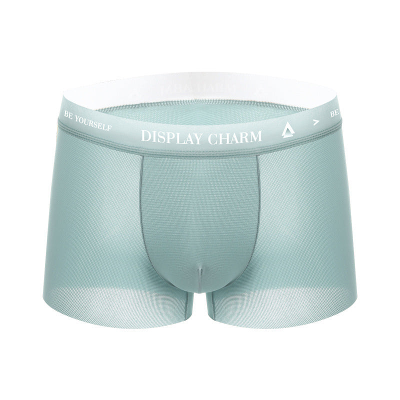Ice Silk Men's Underwear Thin Breathable Boxers