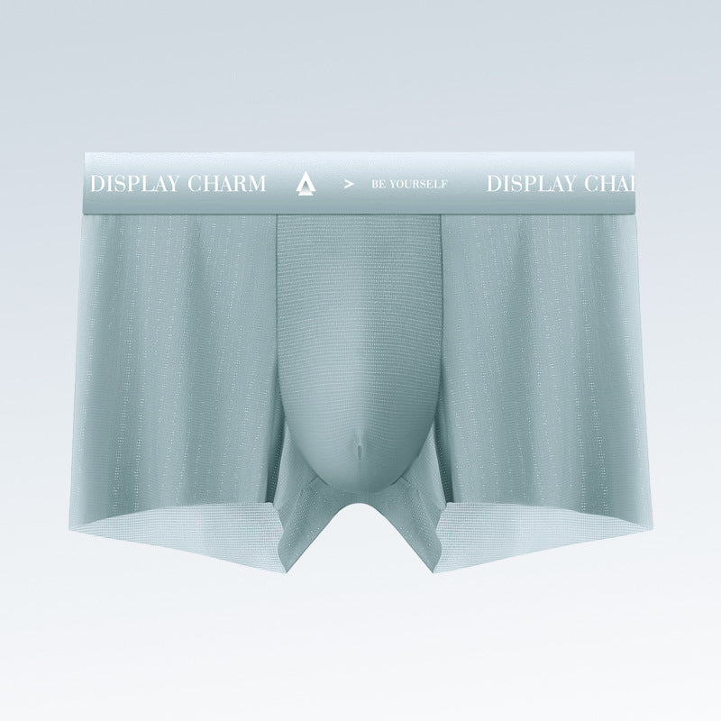 Ice Silk Men's Underwear Thin Breathable Boxers