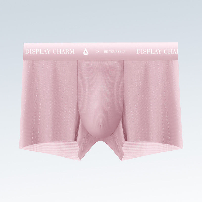 Ice Silk Men's Underwear Thin Breathable Boxers