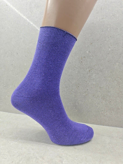 6  12  24 Pairs Womens Colorful Soft Rubber Sole Socks Comfy