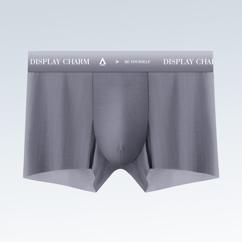 Ice Silk Men's Underwear Thin Breathable Boxers