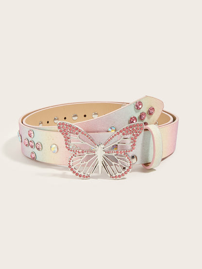 Female Versatile Layered Decorative Rhinestone Belt