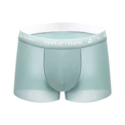 Ice Silk Men's Underwear Thin Breathable Boxers